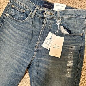 Lucky Brand High Rise Straight Blue Jeans
